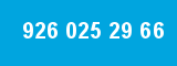 926 025 29 66 926 025 29 66
